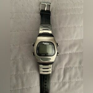 Body Gear Black and Silver Digital Vintage Watch